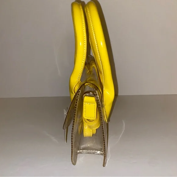 Yellow/Clear see-through handbag - Picture 3 of 6